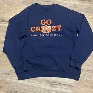 Auburn Football Navy Blue Sweater